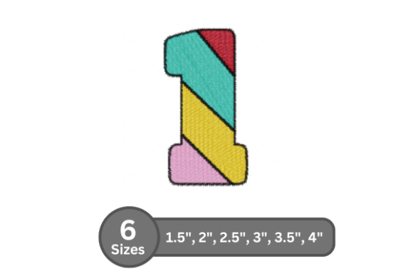 Candy Stripe Number -1