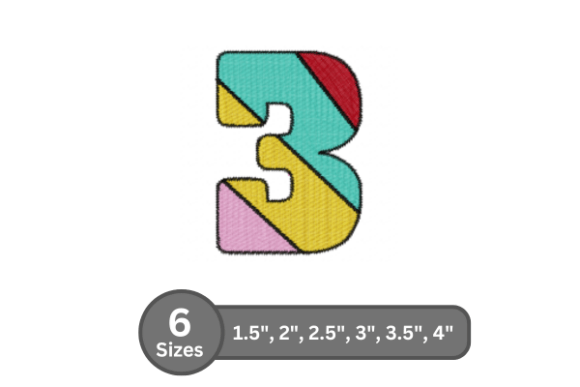 Candy Stripe Number -3