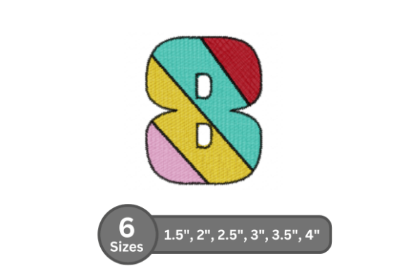 Candy Stripe Number 8