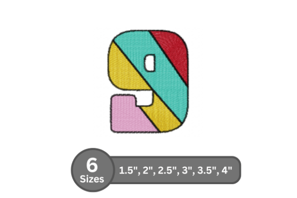 Candy Stripe Number -9