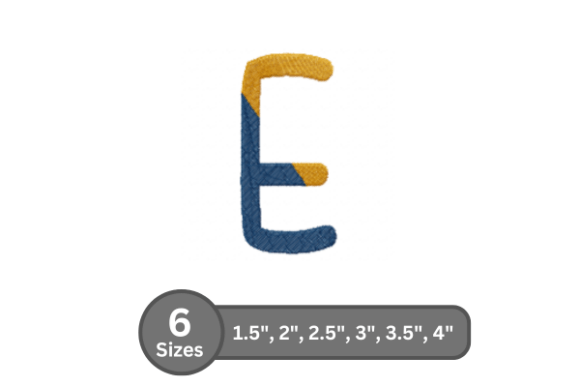 Chalk Split Alphabet – E