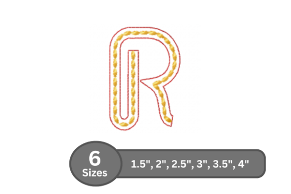 Rope Twist Alphabet – R