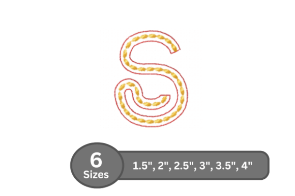 Rope Twist Alphabet - S