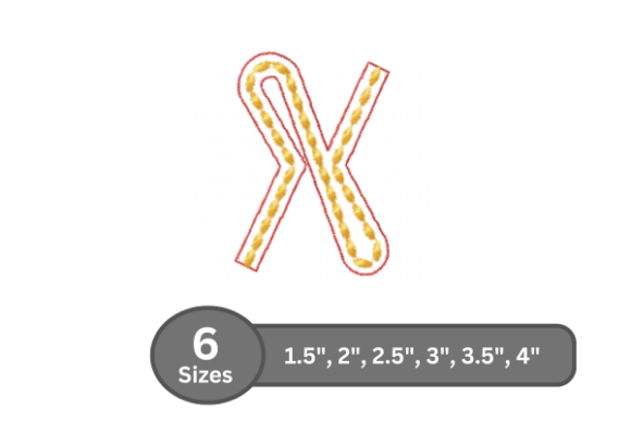 Rope Twist Alphabet -X