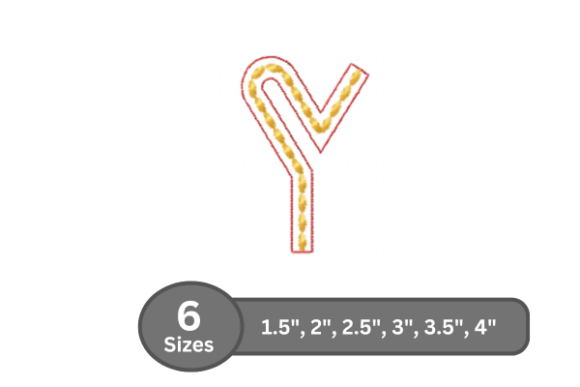 Rope Twist Alphabet -Y