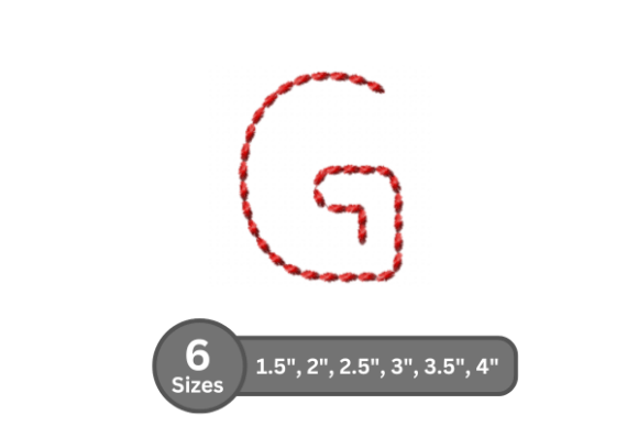 Soft Cord Alphabet -G