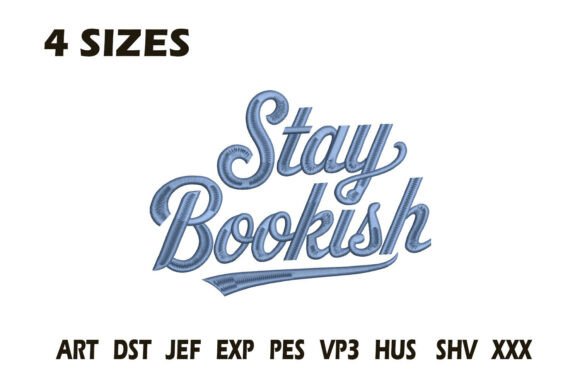 Stay Bookish Embroidery Review